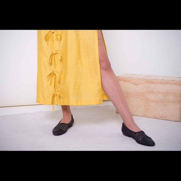 AJAIE ALAIE MCI YELLOW SOL DRESS - Picture 4 of 7